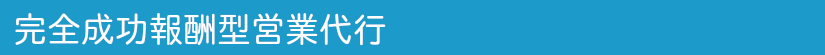 完全成功報酬型営業代行